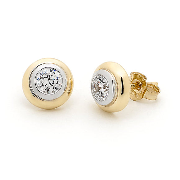 Diamond Earrings Gems and Jewellery.com.au 
