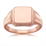 Square Gold Signet Ring 2938 Gems and Jewellery.com.au Gems and Jewellery.com.au