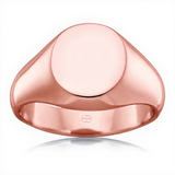 Solid Gold Oval Pinky Signet Ring 2175 Gems and Jewellery.com.au Gems and Jewellery.com.au