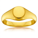 Gold Signet Ring 2808 Gems and Jewellery.com.au Gems and Jewellery.com.au