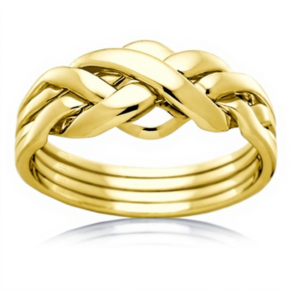 Turkish Wedding Puzzle Ring 3TJ1251L Band Solid Gold – Gems