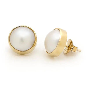 Mabe Pearl Stud Earring E10 MM