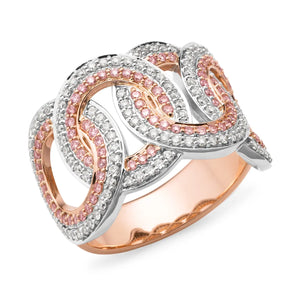 Pink Diamond Wedding Ring 2389 Gems and Jewellery.com.au