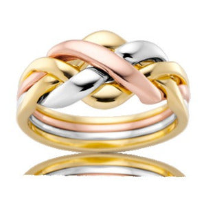 Turkish Wedding Puzzle Ring 3TJ1251L Band Solid Gold – Gems