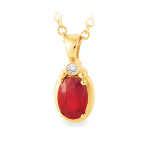 Ruby Pendant P499 Gems and Jewellery.com.au